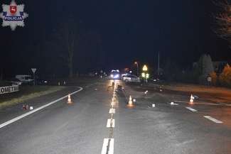 Wypadek w miejscowości Łabuńki Pierwsze