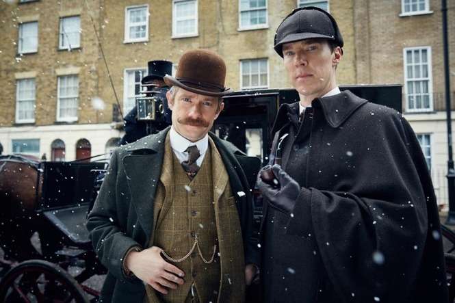 fot. kadr z filmu "Sherlock i upiorna panna młoda"