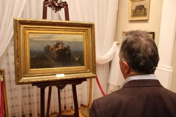 Powrót kwestarza to obecnie najcenniejszy obraz Muzeum Południowego Podlasia w Białej Podlaskiej/fot.E.Burda