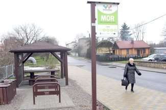 Miejsce Obsługi Rowerzystów przy ul. Kąpieliskowej w Chełmie jest już gotowe, jedno z wielu takich miejsc na całej trasie 