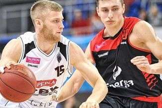 Z piłką Bartosz Ciechociński, fot. Przemysław Gąbka/mks.startlublin.pl