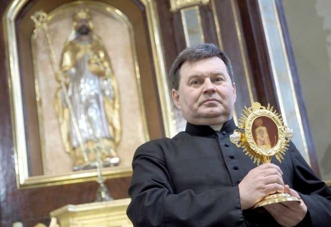 Ks. Piotr Kawałko, proboszcz parafii św. Mikołaja na Czwartku (Fot. Wojciech Nieśpiałowski)