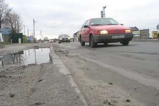 Tak wygląda fragment europejskiego szlaku w obrębie ul. Rampa Brzeska (fot. Jacek Barczyński)