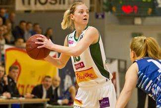 Olivia Szumełda-Krzycka rzuciła w sobotę 12 punktów, fot. azs.umcs.pl