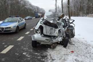 Wypadek w Janowie koło Chełma