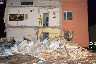 Siła eksplozji w domu w Zarzeczu była bardzo duża