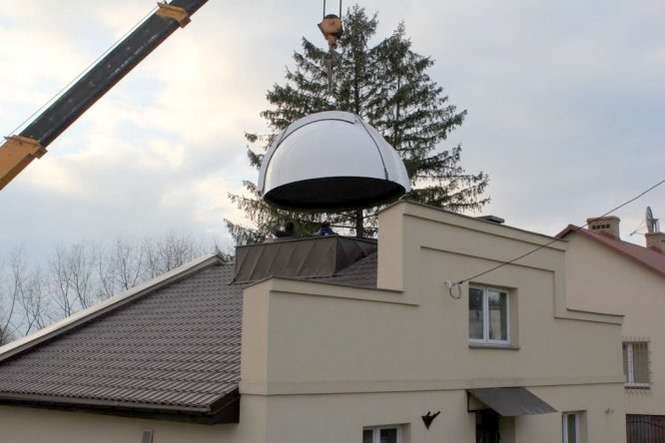 W Trzeszczanach obserwatorium astronomiczne powstaje w dawnym budynku mleczarni. DS/lubiehrubie.pl<br />
