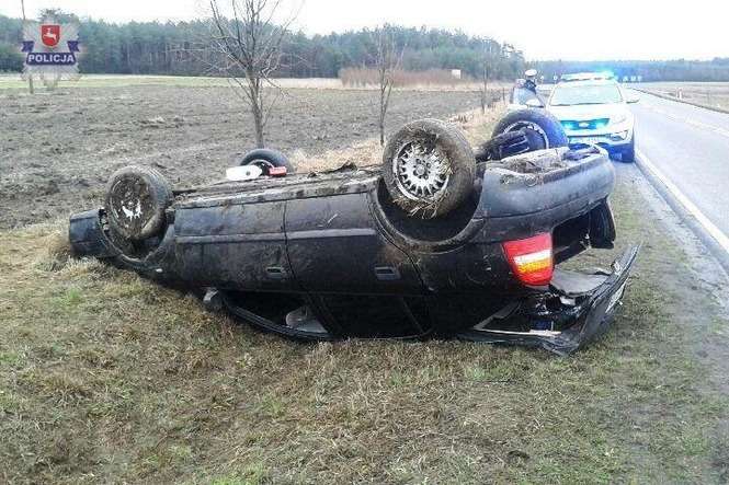 Wypadek w miejscowości Ulan Mały (fot. Policja)
