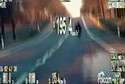 Motocyklista jechał prawie 200 km/h. Nagranie z wideorejestratora