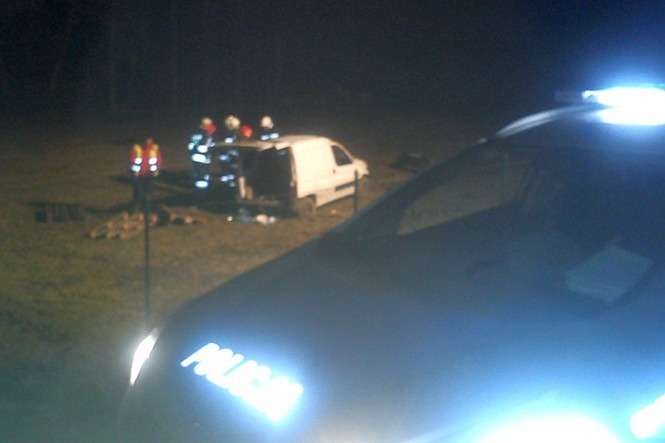 Wypadek w Bochotnicy (fot. Policja)