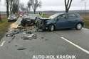 Polichna: Zderzenie dwóch aut. Trzy osoby ranne (zdjęcia)