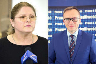 Krysytyna Pawłowicz (fot. Adrian Grycuk) i Artur Soboń