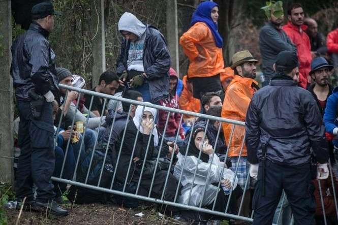 Uchodźcy na pograniczu serbsko-chorwackim. Fot. Jacek Szydłowski
