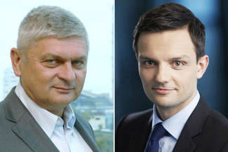 Zbigniew Stopa, Krzysztof Szlaga (fot. Archiwum DW / LW Bogdanka)