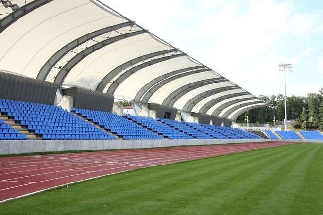 Stadion w Puławach (fot. Maciej Kaczanowski)