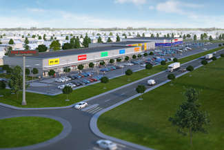 Tak ma wyglądać park handlowy w Radzyniu Podlaskim/ fot.www.adept-investment.pl