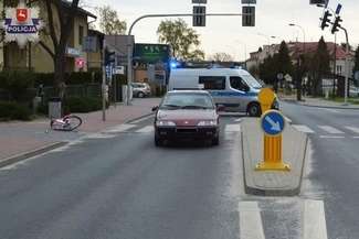 Wypadek w Biłgoraju na skrzyżowaniu ul. Zamojskiej z Długą