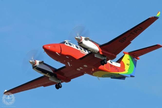 Nad lotniskiem w Świdniku pojawiła się ostatnio tzw. „papuga”, która służy do testowania systemów nawigacji, fot. Lubelska grupa Spotterska<br />
