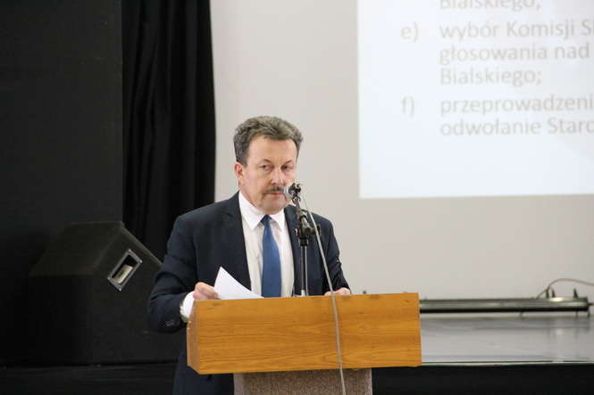 Tadeusz Łazowski były starosta bialski (PSL) dostał stanowisko administracyjne w bialskim szpitalu/  Fot. E.Burda 