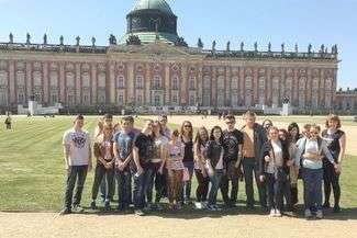 Uczestnicy praktyk podczas pobytu w Niemczech
