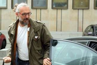 Mateusz Kijowski, szef KOD, podczas wizyty na Lubelszczyźnie (fot. Maciej Kaczanowski)