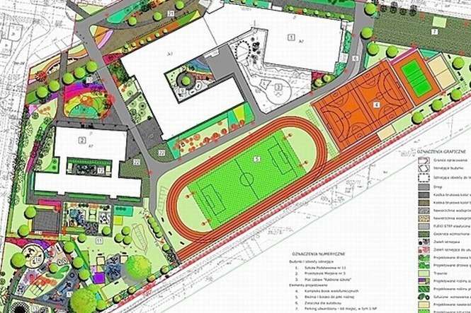 Najwięcej zmieni się w otoczeniu Szkoły Podstawowej nr 11, która otrzyma w tym roku komplet nowych boisk sportowych