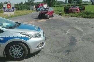 Zderzenie aut. 9-miesięczne dziecko w szpitalu