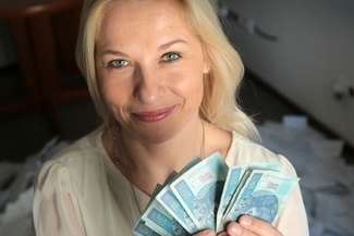 Anna Grodzińska z Lublina w drugim losowaniu „trafiła” 500 zł