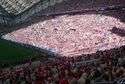Stade Velodrome to druga największa arena Euro 2016. We wtorkowy wieczór zdecydowaną większość z 67 394 miejsc zajęli polscy kibice (fot. Michał Beczek)
