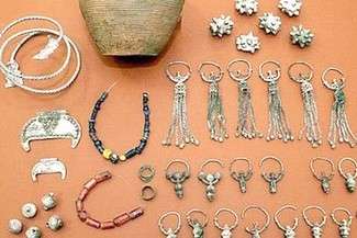 II skarb biżuterii wczesnośredniowiecznej z Perespy (fot. Stanisław Stadnicki)