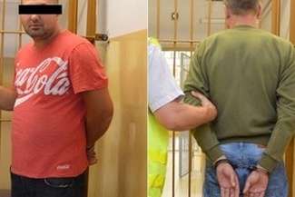 Dwaj mężczyźni z czwórki podejrzanych (fot. Policja)