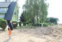 Mieszka z powstającą obwodnicą za płotem. Drogowcy: "Nie ma podstaw do wykupienia działki"