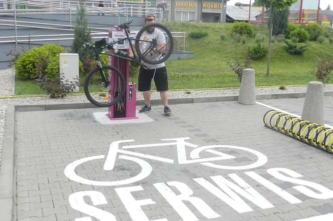 Stacja naprawy rowerów w Zamościu