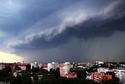 Burzowe chmury nad Lublinem, fot. Krzysztof Wiśniewski/kaplus.pl