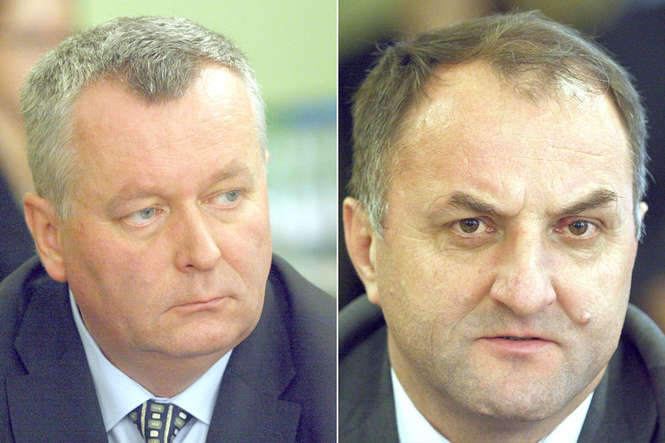 Radni sejmikowi  Adam Rychliczek (z lewej) i Grzegorz Kapusta są najczęściej typowani do stanowiska wicemarszałka