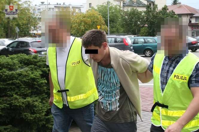 Jeden z zatrzymanych mężczyzn: 25-letni obywatel Ukrainy (fot. Policja)
