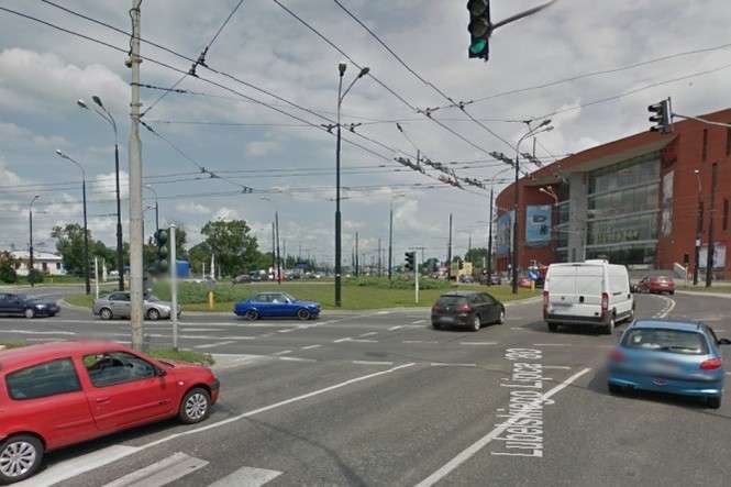 Rondo przy Gali (fot. Google Street View)