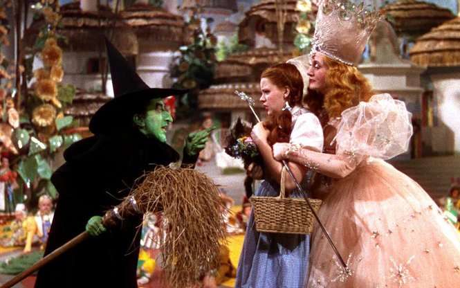 fot. kadr z filmu "Czarnoksiężnik z Oz"