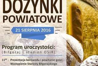 Dożynki powiatu biłgorajskiego - program