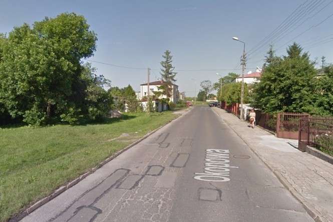 Ulica Okopowa w Białej Podlaskiej (fot. Google Street View)