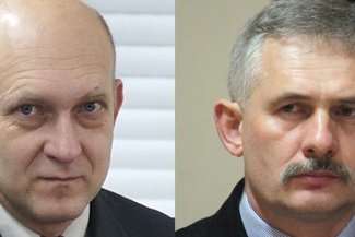 Od lewej: Piotr Małysz, Krzysztof Sowa fot. R. Moteka/roztocze.net