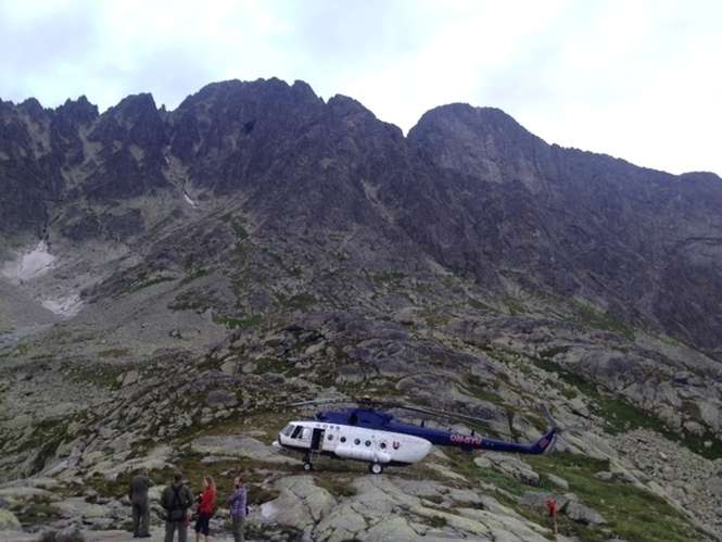 Akcja ratunkowa w Tatrach. Fot. Horská záchranná služba