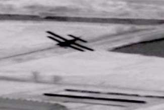 Po dokonaniu zrzutów kontrabandy wszystkie te statki powietrzne zawróciły na Ukrainę. Fot. Nadbużański Oddział Straży Granicznej