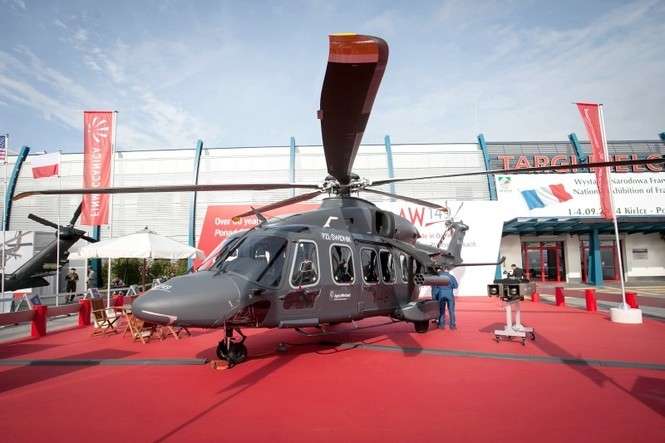 Należące do grupy Leonardo Helicopters PZL-Świdnik zaprezentuje w Kielcach m.in. śmigłowiec AW149, który startował w przetargu na maszyny wielozadaniowe dla polskiej armii (na zdjęciu ekspozycja z 2015 roku)