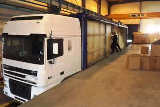 Gigantyczny przemyt papierosów na granicy z Białorusią