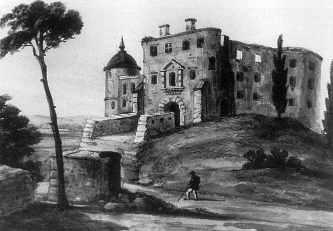 Zamek w Janowcu, rys. T. Chrząński<br />
