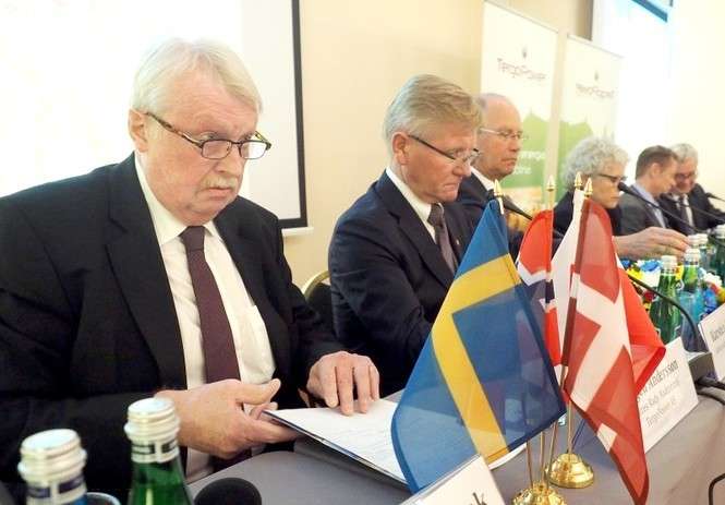 Jorgen Andersson, prezes rady nadzorczej TergoPower (pierwszy z lewej): Udostępniamy skandynawską technologię nowej ery, która jest przełomowa, jeśli chodzi o produkcję biomasy (fot. Maciej Kaczanowski)