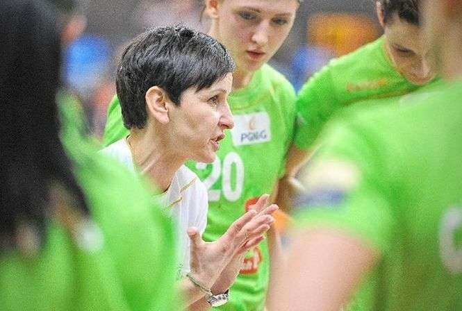 FOT. Materiały prasowe MKS Selgros Lublin<br />
Zespół trener Sabiny Włodek (na zdjęciu) udanie rozpoczął nowy sezon