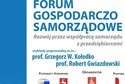 Grzegorz Kołodko i Robert Gwiazdowski na Forum Gospodarczo-Samorządowym w Kraśniku
