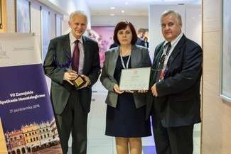 prof. Wiesław Jędrzejczak, dr Sławomir Górnik, Małgorzata Janda (fot Marcin Butryn)